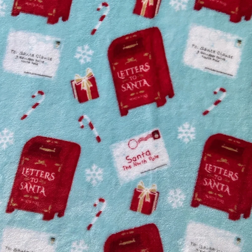 Letters to Santa Throw Blanket